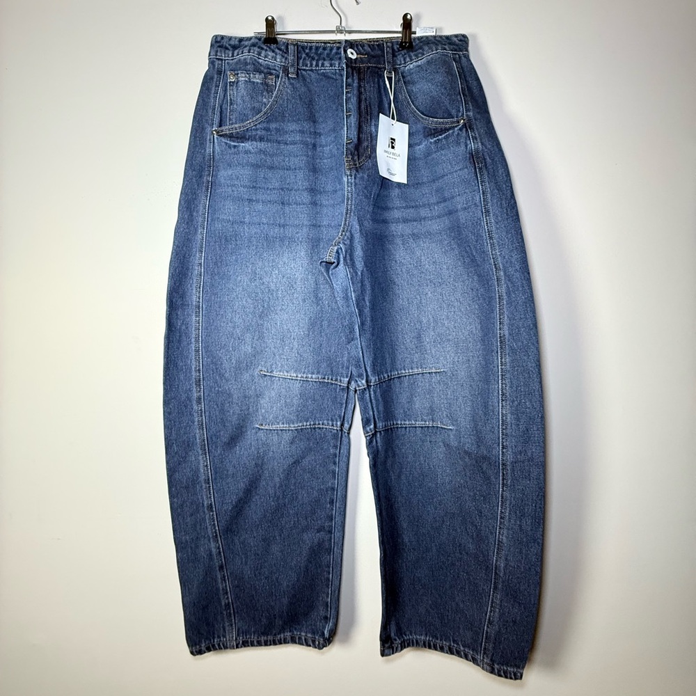 IMILY BELA BARELL High Rise Blue Denim Jeans Relaxed Fit Size XXL New With Tags